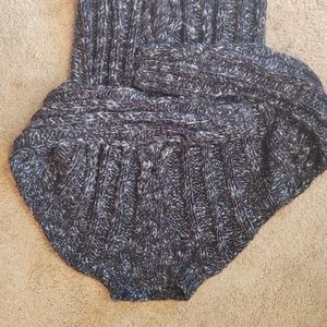 Chunky black sweater